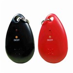 2 Repelentes Eletrônicos Chaveiro Pessoal Portátil Preto e Vermelho - Dni 6955