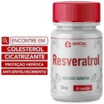 Resveratrol 30mg 60 Cápsulas