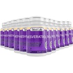 Ficha técnica e caractérísticas do produto Resveratrol Kit 12 Potes 60 Cápsulas 500mg Natural Labs