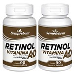 Ficha técnica e caractérísticas do produto Retinol Vitamina a + D - Semprebom - 180 Cap. de 240 Mg.