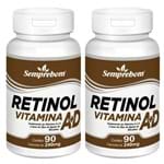 Ficha técnica e caractérísticas do produto Retinol Vitamina A + D – Semprebom - 180 Cap. De 240 Mg.