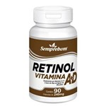 Ficha técnica e caractérísticas do produto Retinol Vitamina a + D – Semprebom – 90 Cap. de 240 Mg. - Sem Sabor - 90 Cápsulas