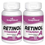 Ficha técnica e caractérísticas do produto Retinol Vitamina a - Semprebom - 180 Cap. de 240 Mg.