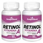 Ficha técnica e caractérísticas do produto Retinol Vitamina a – Semprebom – 180 Cap. de 240 Mg.