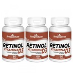 Ficha técnica e caractérísticas do produto Retinol Vitamina D3 Semprebom 180 Cap. de 240 Mg.