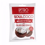 Máscara Nutritiva Sachê Soul Coco Retrô Cosméticos 30g