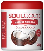 Ficha técnica e caractérísticas do produto Retrô Cosméticos Máscara Soul Coco 250gr - Loja