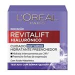 Ficha técnica e caractérísticas do produto Revitalift Hialurônico L'oréal Hidratante Preenchedor Noturno 49g