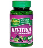 Ficha técnica e caractérísticas do produto Revitrol Uva Desidratada 120 Cápsulas - Resveratrol - Unilife