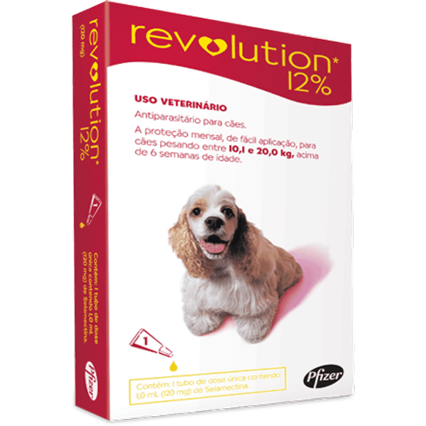Ficha técnica e caractérísticas do produto Revolution Cães de 10 a 20kg - 1 Unidade