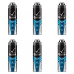 Ficha técnica e caractérísticas do produto Rexona Active Dry Desodorante Aerosol Masculino 90g (Kit C/06)