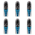 Ficha técnica e caractérísticas do produto Rexona Active Dry Desodorante Aerosol Masculino 90g - Kit com 06