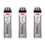 Ficha técnica e caractérísticas do produto Rexona Antibacterial Desodorante Aerosol Masculino 90g - Kit com 03