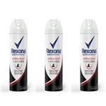 Ficha técnica e caractérísticas do produto Rexona Antibacterial + Invisible Desodorante Aerosol Feminino 150ml (kit C/03)
