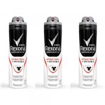 Ficha técnica e caractérísticas do produto Rexona Antibacterial + Invisible Desodorante Aerosol Masculino 150ml (Kit C/03)