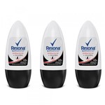 Ficha técnica e caractérísticas do produto Rexona Antibacterial + Invisible Desodorante Rollon Feminino 50ml (Kit C/03)