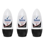 Ficha técnica e caractérísticas do produto Rexona Antibacterial + Invisible Desodorante Rollon Feminino 50ml - Kit com 03
