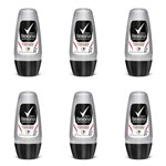 Ficha técnica e caractérísticas do produto Rexona Antibacterial + Invisible Desodorante Rollon Masculino 50ml (kit C/06)