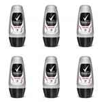 Ficha técnica e caractérísticas do produto Rexona Antibacterial + Invisible Desodorante Rollon Masculino 50ml (Kit C/06)