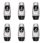 Ficha técnica e caractérísticas do produto Rexona Antibacterial + Invisible Desodorante Rollon Masculino 50ml - Kit com 06