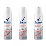 Ficha técnica e caractérísticas do produto Rexona Antibacteriano Desodorante Aerosol Feminino 150ml (Kit C/03)