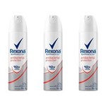 Ficha técnica e caractérísticas do produto Rexona Antibacteriano Desodorante Aerosol Feminino 150ml - Kit com 03