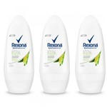 Ficha técnica e caractérísticas do produto Rexona Bamboo Aloe Vera Desodorante Rollon Feminino 30ml (Kit C/03)