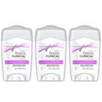 Ficha técnica e caractérísticas do produto Rexona Clinical Women Desodorante Creme 48g - Kit com 03