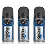 Ficha técnica e caractérísticas do produto Rexona Compact Active Desodorante Aerosol Masculino 58g (Kit C/03)