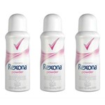 Rexona Compact Powder Desodorante Aerosol Feminino 64g (kit C/03)