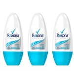 Ficha técnica e caractérísticas do produto Rexona Cotton Desodorante Rollon Feminino 50ml (Kit C/03)