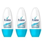 Ficha técnica e caractérísticas do produto Rexona Cotton Desodorante Rollon Feminino 50ml - Kit com 03