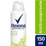 Ficha técnica e caractérísticas do produto Rexona Desodorante Aerosol Antitranspirante Erva Doce Feminino 150ml