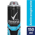 Ficha técnica e caractérísticas do produto Rexona Desodorante Aerosol Antitranspirante Impacto Masculino 150ml