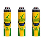 Ficha técnica e caractérísticas do produto Rexona Football Fanatics Desodorante Aerosol Masculino 90g (kit C/03)