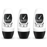 Ficha técnica e caractérísticas do produto Rexona Invisible Desodorante Rollon Masculino 50ml (Kit C/03)