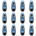 Ficha técnica e caractérísticas do produto Rexona Men Extra Cool Desodorante Rollon Masculino 50ml - Kit com 12