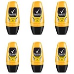 Ficha técnica e caractérísticas do produto Rexona Men V8 Desodorante Rollon Masculino 50ml - Kit com 06