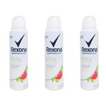 Ficha técnica e caractérísticas do produto Rexona Pomelo & Verbena Desodorante Aerosol Feminino 90g (Kit C/03)
