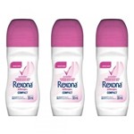 Ficha técnica e caractérísticas do produto Rexona Powder Desodorante Rollon Feminino 30ml (Kit C/03)