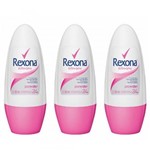 Ficha técnica e caractérísticas do produto Rexona Powder Desodorante Rollon Feminino 50ml (Kit C/03)