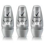 Ficha técnica e caractérísticas do produto Rexona se Perfume Desodorante Rollon Masculino 50ml - Kit com 03