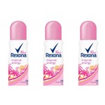 Ficha técnica e caractérísticas do produto Rexona Teens Tropica Energy Desodorante Aerosol Feminino 62g (Kit C/03)