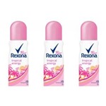 Ficha técnica e caractérísticas do produto Rexona Teens Tropica Energy Desodorante Aerosol Feminino 62g - Kit com 03