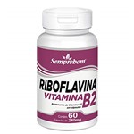 Ficha técnica e caractérísticas do produto Riboflavina Vitamina B2 ¿ Semprebom - 60 Cap. de 240 Mg.