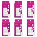 Ficha técnica e caractérísticas do produto Ricca 1337 Unhas Naturais com Curvatura (Kit C/06)