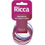 Ficha técnica e caractérísticas do produto Ricca 891 Elástico Cabelo S/ Metal 15mm