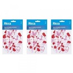 Ficha técnica e caractérísticas do produto Ricca 392 Touca de Banho Estampada (Kit C/03)