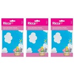 Ficha técnica e caractérísticas do produto Ricca 390 Touca de Banho Infantil (kit C/03)