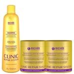 Ficha técnica e caractérísticas do produto Richée Soul Blond Repositor de Massa + Máscara Clinic Repair